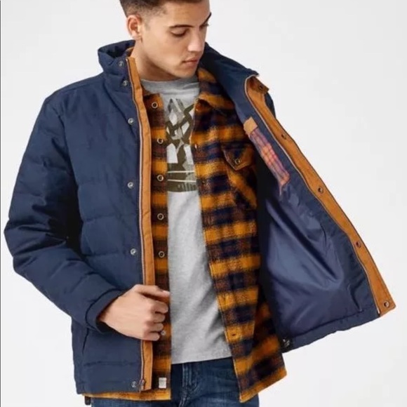 Timberland Jackets & Coats Timberland Mens Mt Davis Waxed Down Jacket Poshmark